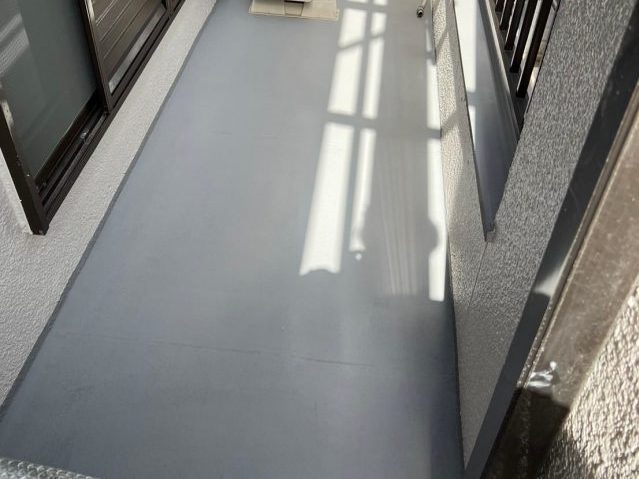 明石市　ポリマーセメント系塗膜防水工事　